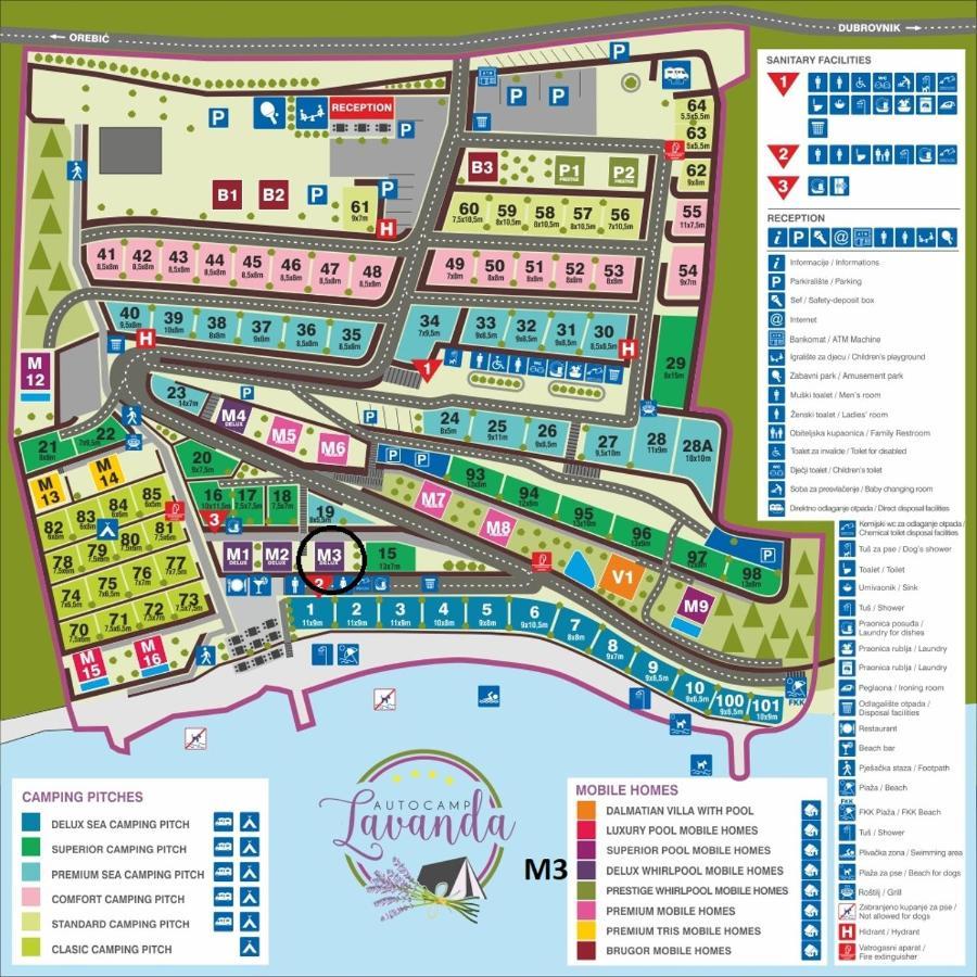 Lavanda Mobile Homes & Villas Orebic Bagian luar foto